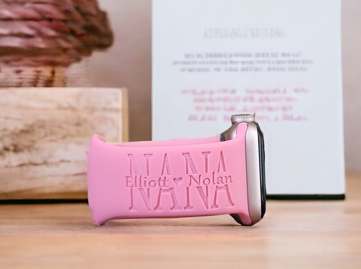 GRANDMA NANA GIGI Engraved Silicone Sport Band