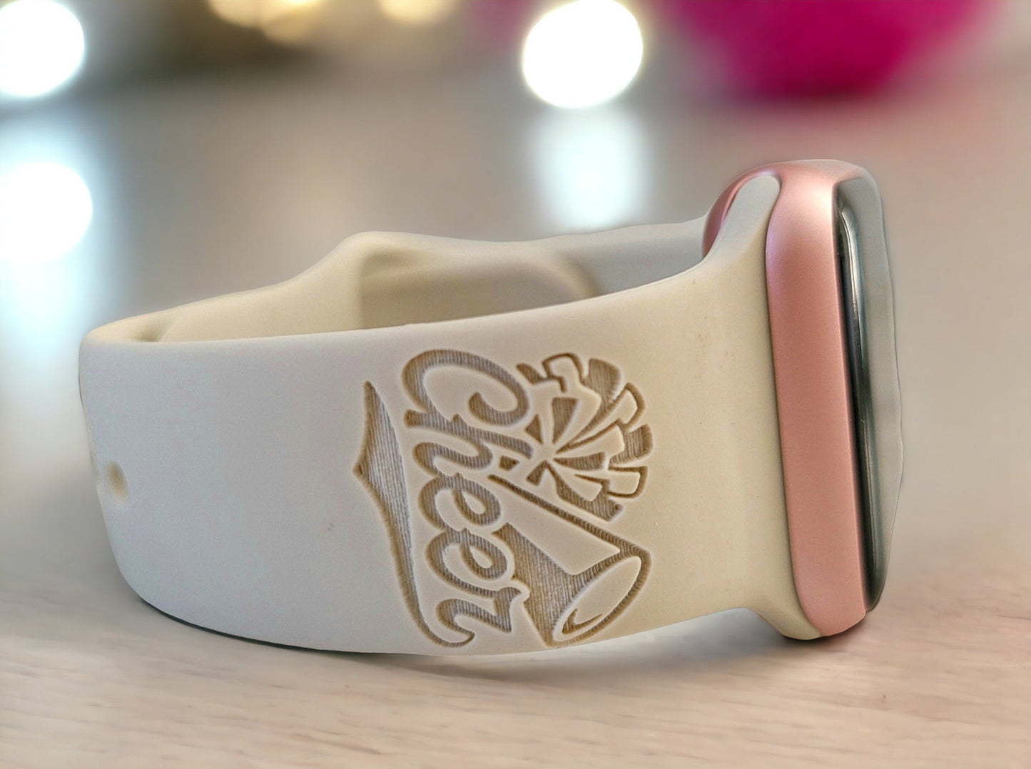 CHEER/CHEERLEADER Personalized Laser Engraved Silicone Sport Band