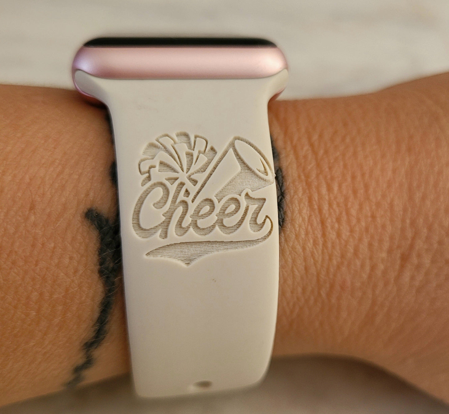 CHEER/CHEERLEADER Personalized Laser Engraved Silicone Sport Band