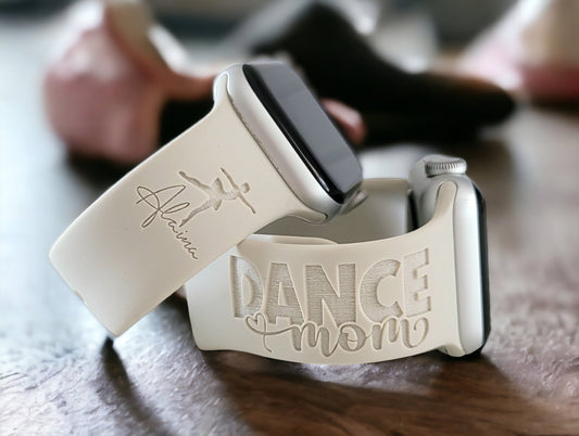 DANCE MOM Personalized Laser Engraved Silicone Sport Band