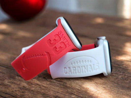 MILLINGTON CARDINAL SPORTS Laser Engraved Silicone Band