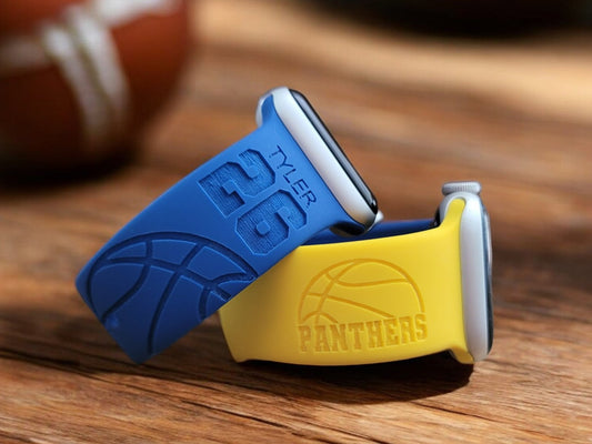 BIRCH RUN PANTHERS SPORTS Laser Engraved Silicone Band